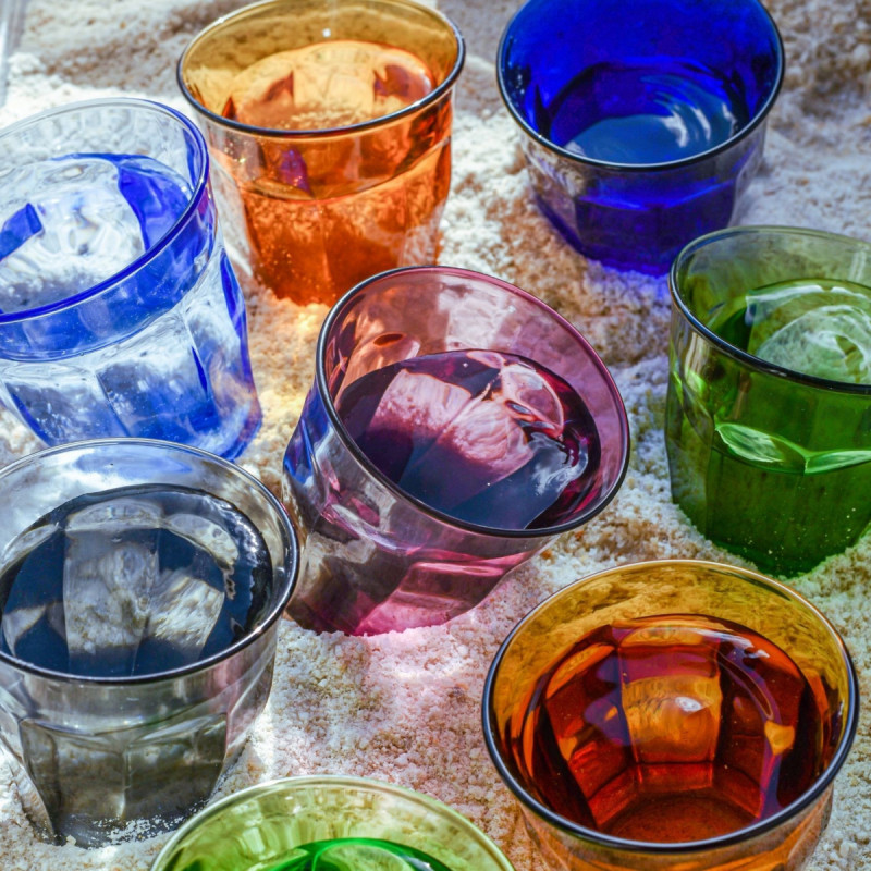 Gobelet forme basse prune verre trempé 25 cl Picardie Duralex