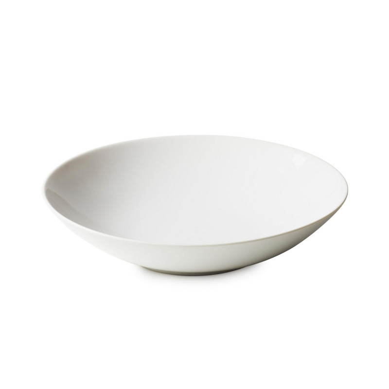 Coupelle rond Blanc albâtre porcelaine culinaire Ø 19 cm Madeleine Revol