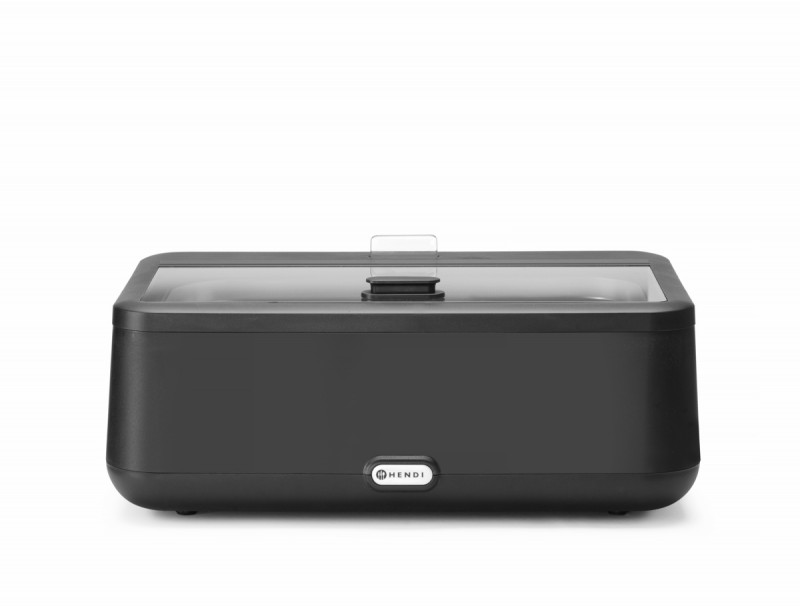 Chafing dish rectangulaire noir Chafing Dish uniQ 12,5 L Uniq Hendi