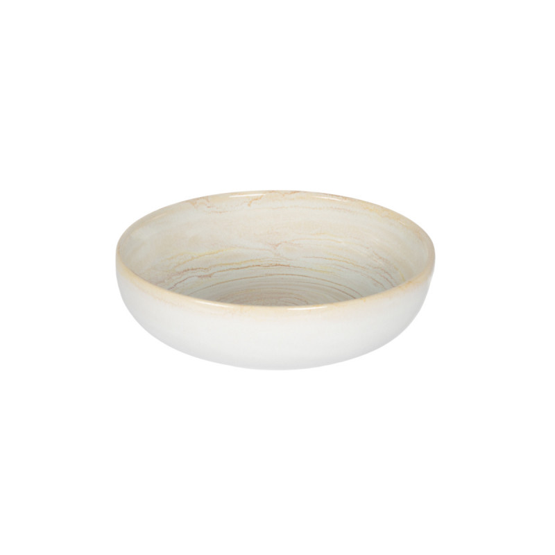 Coupelle rond beige grès émaillé Ø 16 cm Aurora Accolade