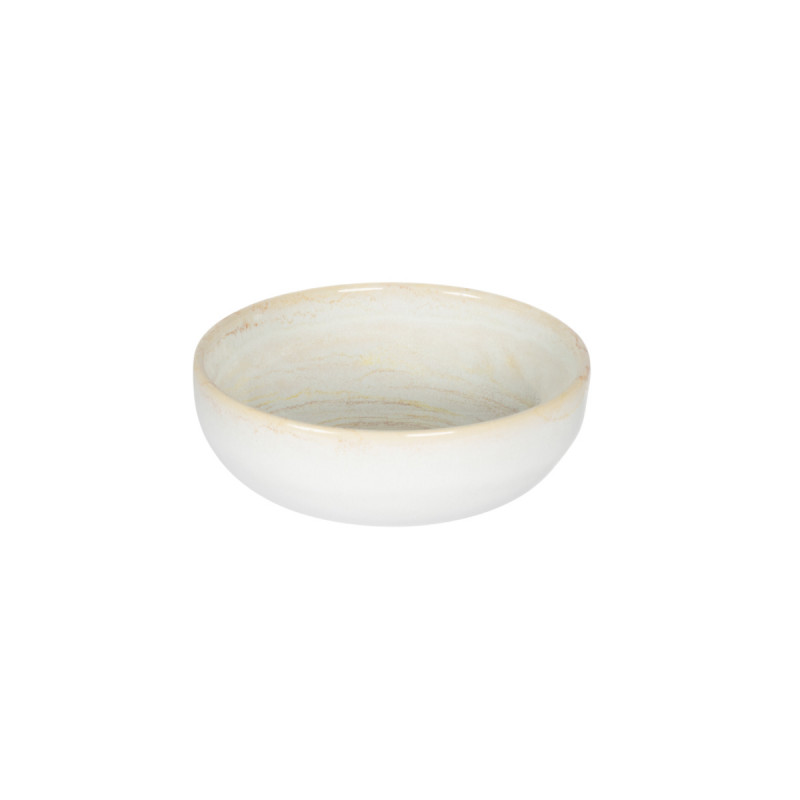 Coupelle rond beige grès émaillé Ø 12 cm Aurora Accolade