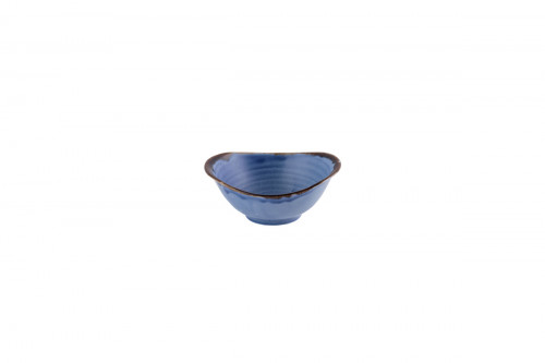 Bol à salade / légumes ovale bleu indigo porcelaine vitrifiée 19 cm Harvest Dudson