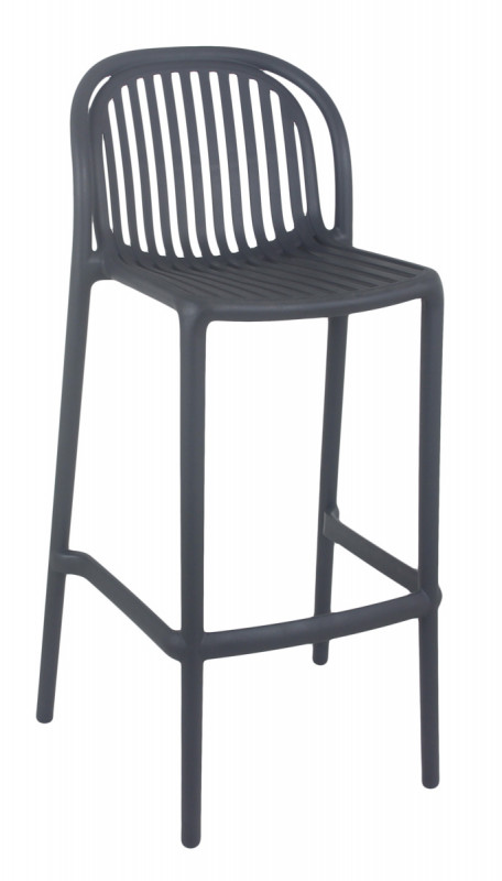 Tabouret de bar de terrasse gris anthracite 104x52x49 cm Oman Flexmob