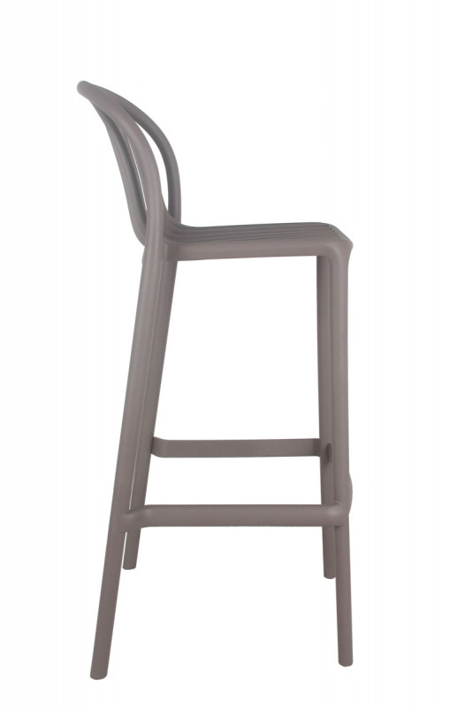 Tabouret de bar de terrasse taupe 104x52x49 cm Oman Flexmob