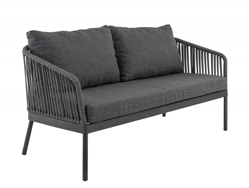 Set sofa de terrasse gris anthracite Cadix Flexmob
