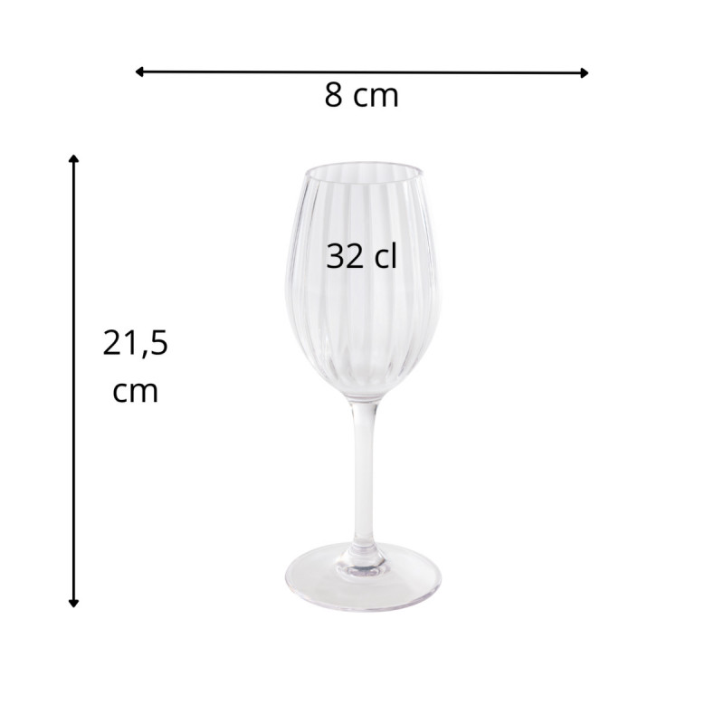 Verre à pied tritan 32 cl Perfection Aps