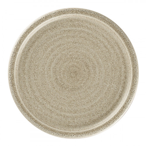 Assiette coupe plate rond Grey porcelaine vitrifiée Ø 16,2 cm Selva Rak