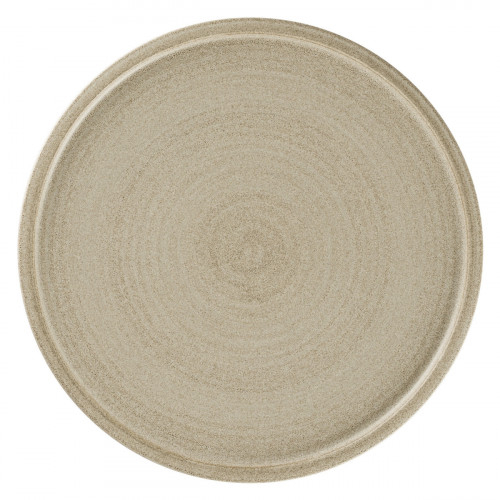 Assiette coupe plate rond Grey porcelaine vitrifiée Ø 27,5 cm Selva Rak