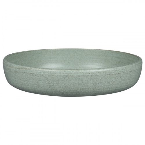 Assiette coupe creuse rond Aqua Green porcelaine vitrifiée Ø 19,8 cm Selva Rak