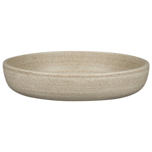 Assiette coupe creuse rond Grey porcelaine vitrifiée Ø 19,8 cm Selva Rak