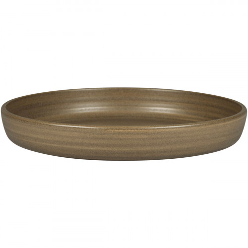 Assiette coupe creuse rond Dark Brown porcelaine vitrifiée Ø 27,8 cm Selva Rak