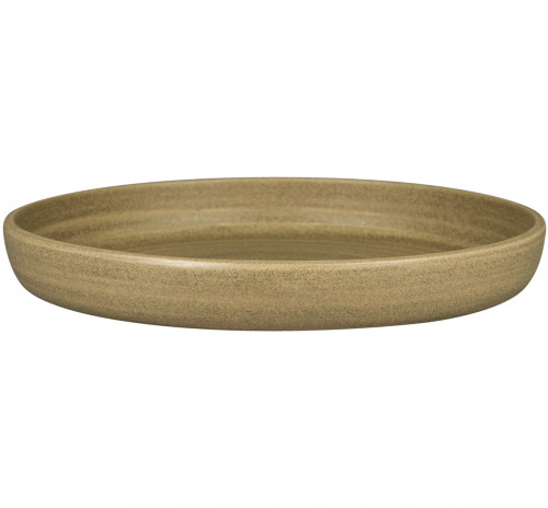 Assiette coupe creuse rond beige porcelaine vitrifiée Ø 29,7 cm Selva Rak