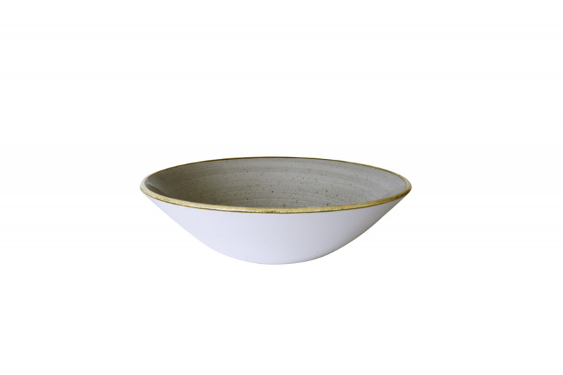 Bol rond gris porcelaine vitrifiée Ø 22 cm Stonecast Grey Churchill