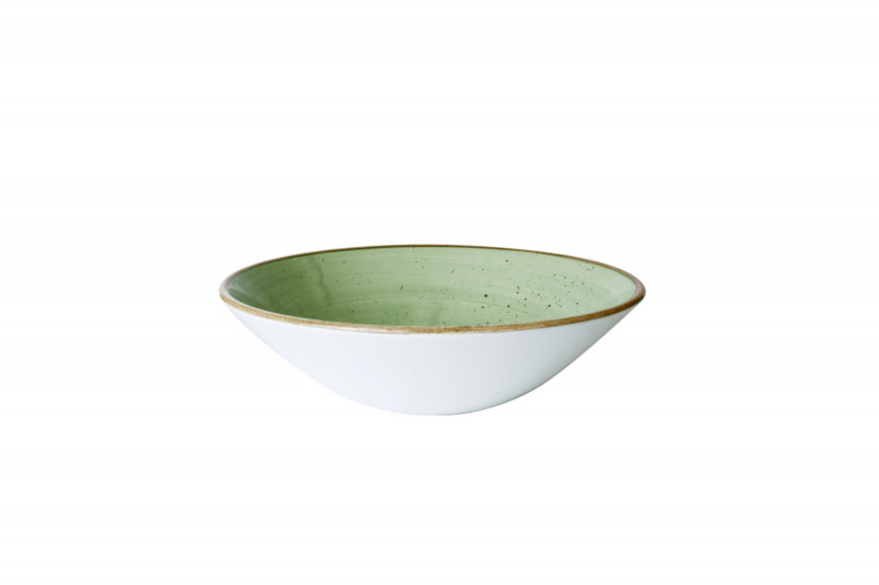 Bol rond Sage Green porcelaine vitrifiée Ø 19 cm Stonecast Sage Churchill