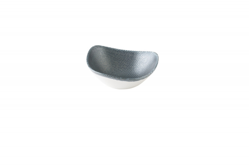 Bol triangulaire bleu porcelaine vitrifiée 18,5 cm Astro Churchill