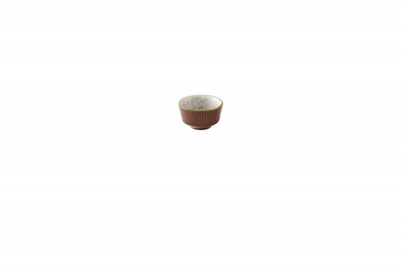 Pot à sauce rond brun porcelaine vitrifiée Ø 6,9 cm Stonecast Natural Churchill
