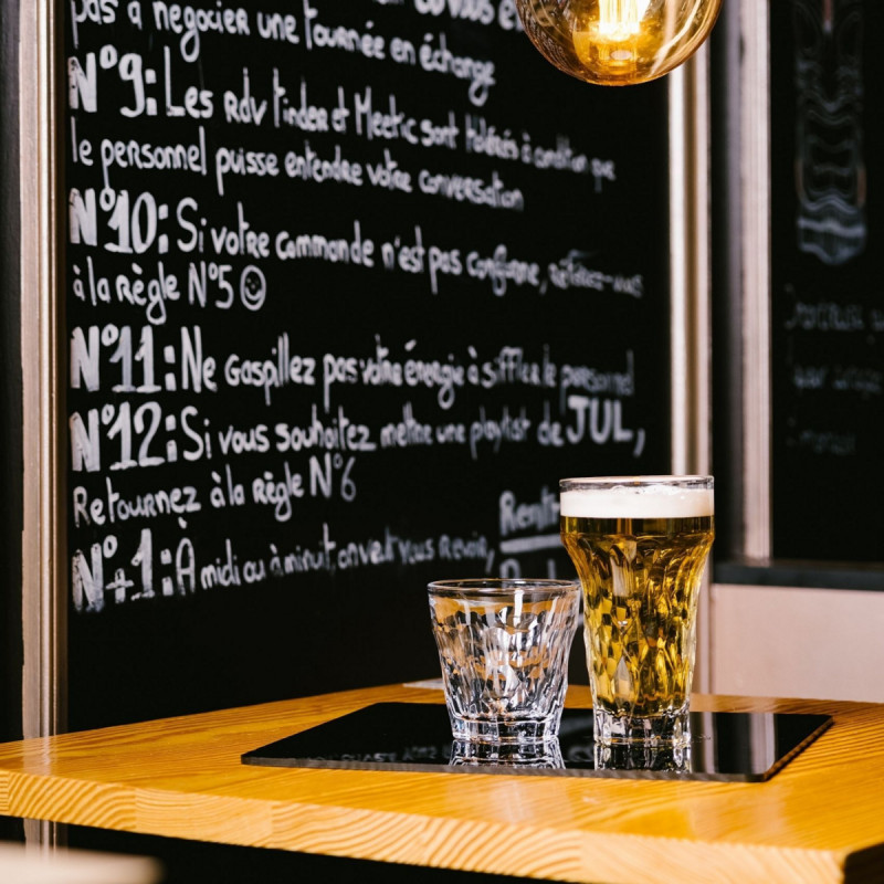 Verre à bière verre pressé 43 cl Silex La Rochere