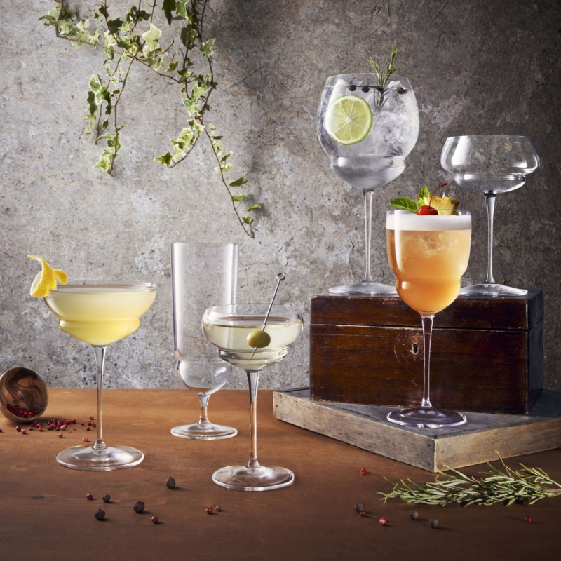 Verre à pied hemingway verre cristallin 25 cl Backdoor Luigi Bormioli