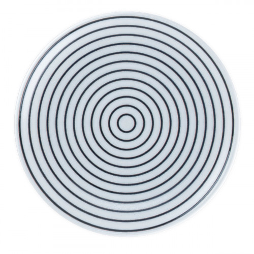 Assiette coupe plate rond Hypnotic porcelaine Ø 14,9 cm Hypnotic Rak
