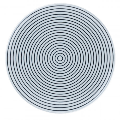 Assiette coupe plate rond Hypnotic porcelaine Ø 26,95 cm Hypnotic Rak