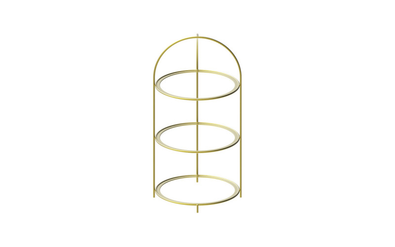 Porte-assiettes métal or Ø 21,8 cm 44,3 cm Revol