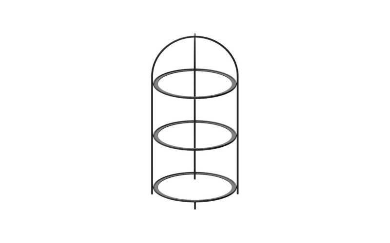 Porte-assiettes métal noir Ø 21,8 cm 44,3 cm Revol