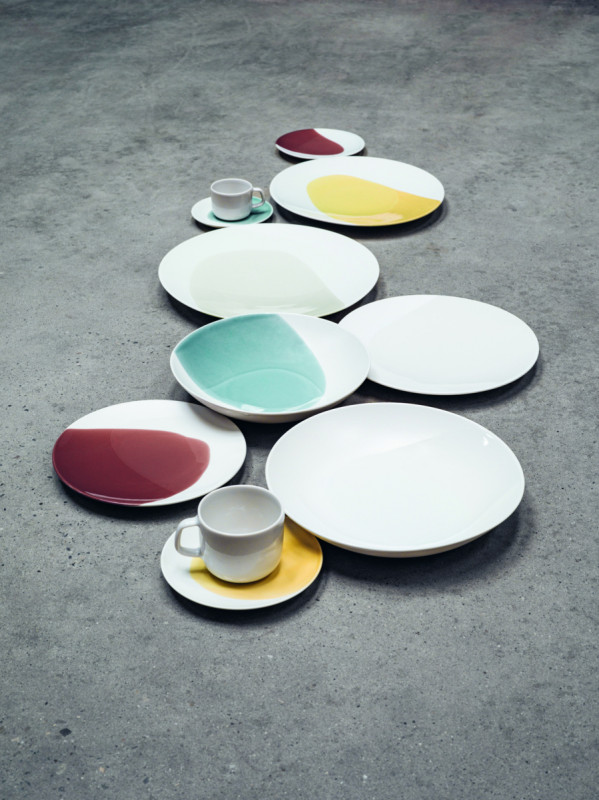 Assiette plate rond Safran porcelaine culinaire Ø 26 cm Confluence Revol