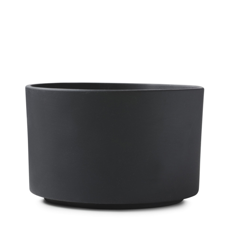Bol rond noir porcelaine culinaire Ø 11 cm Caractère Revol