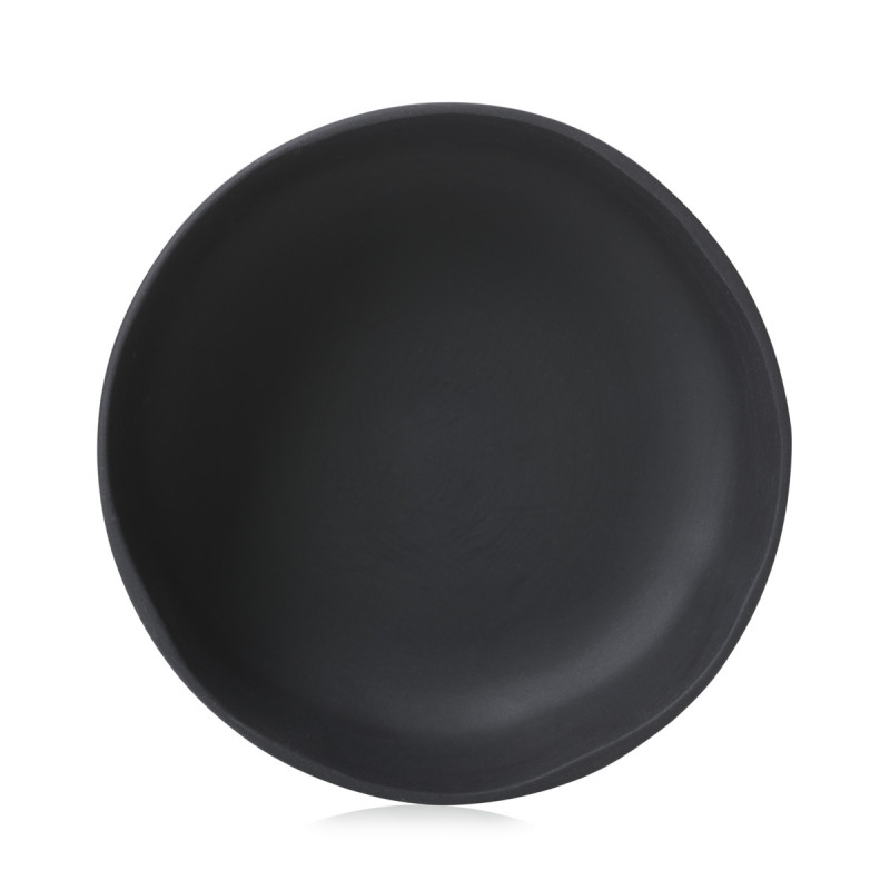 Coupelle rond noir porcelaine culinaire Ø 7 cm Caractère Revol