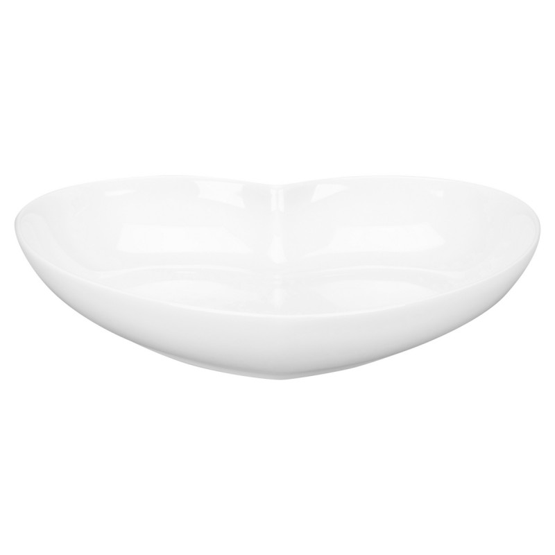 Assiette creuse blanc porcelaine 28,2x25 cm Cliché Rak
