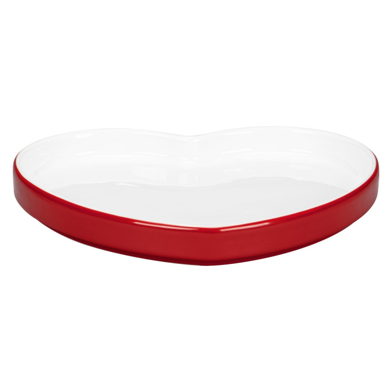 Assiette plate blanc porcelaine 19,8x18 cm Cliché Rak