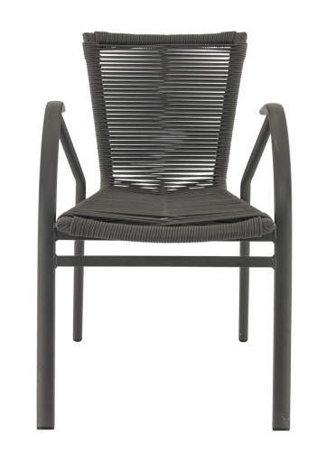 Fauteuil gris anthracite 78x54x55 cm Saint_raphael Flexmob