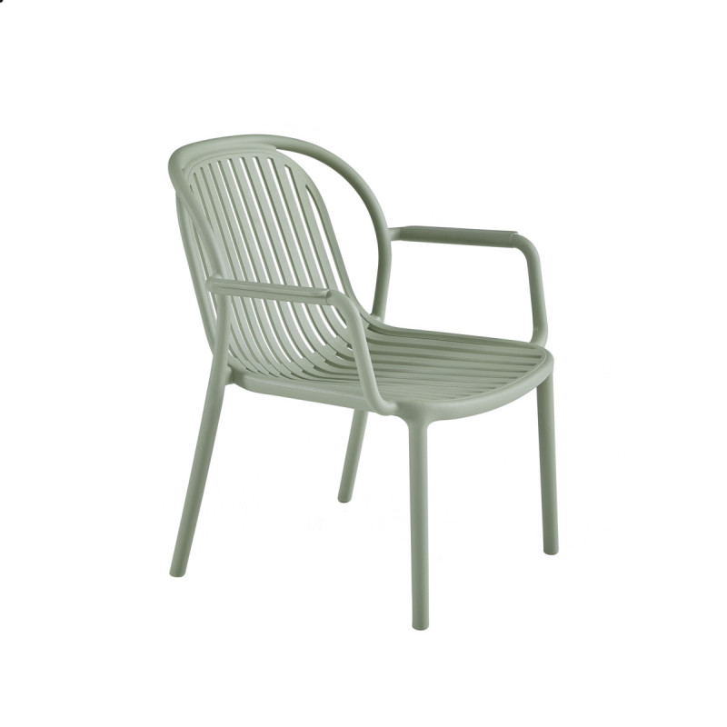 Fauteuil vert sauge 76x65x66 cm Doha Flexmob