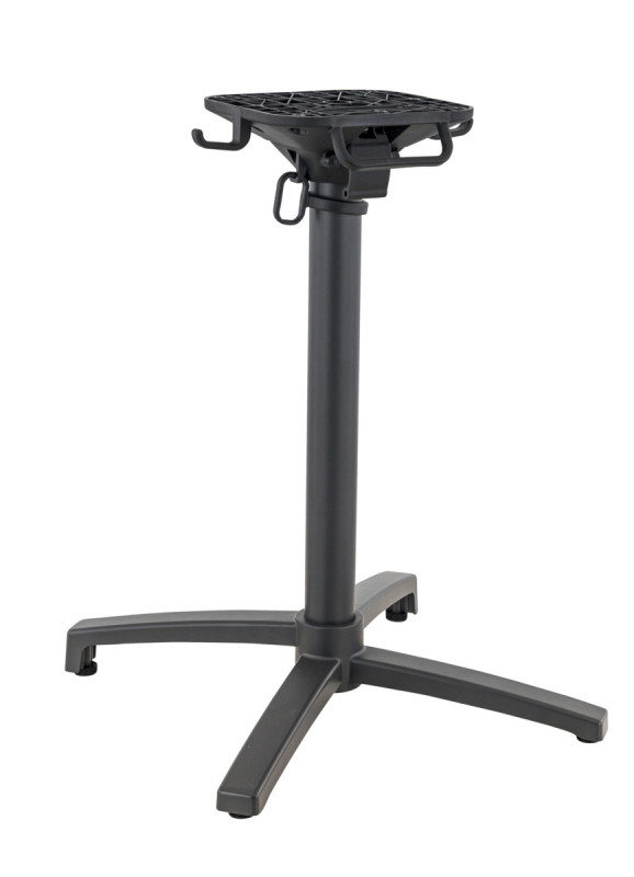 Pied de table avec système pliant d'extérieur gris anthracite Modena Flexmob