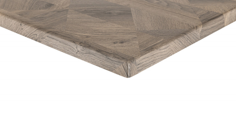 Plateau de table marron 70x70x3,2 cm Werzalit Flexmob