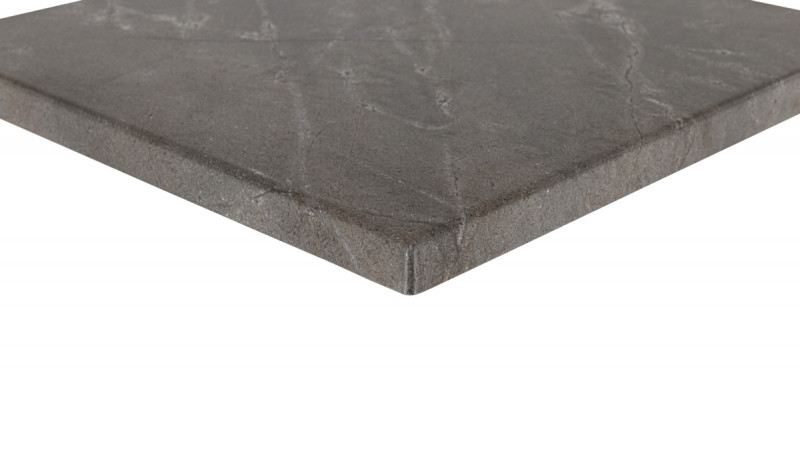 Plateau de table basalte 70x70x3,2 cm Werzalit Flexmob