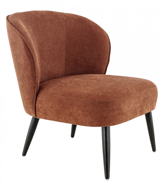 Fauteuil terracotta 78x70x72 cm Clothilde Flexmob