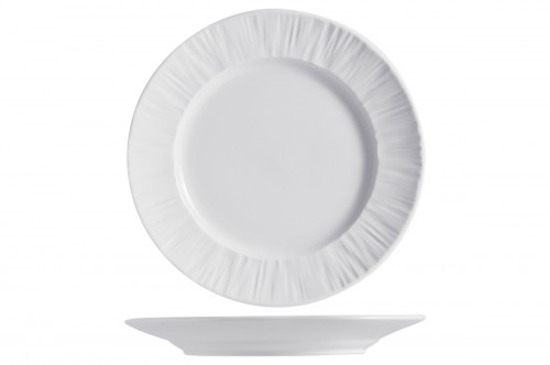 Assiette rond blanc porcelaine Ø 16 cm Pure White Proof
