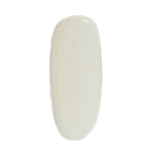 Assiette ovale blanc porcelaine 34,4 cm x 14,4 mm Kaji Luna Accolade
